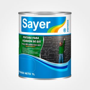 Pintura para pizarrón de gis base para entintar